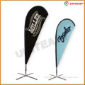 Durable double sided teardrop shape beach flags